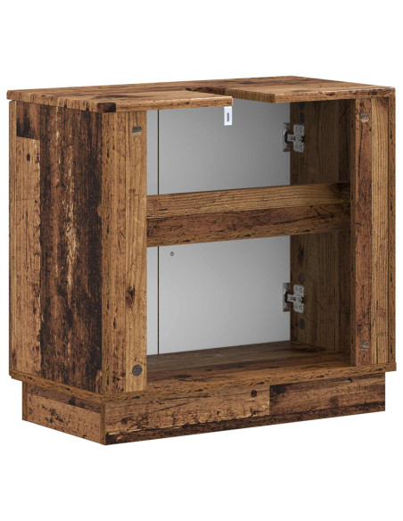 Armadio per Lavabo da Bagno HOORN Legno antico
