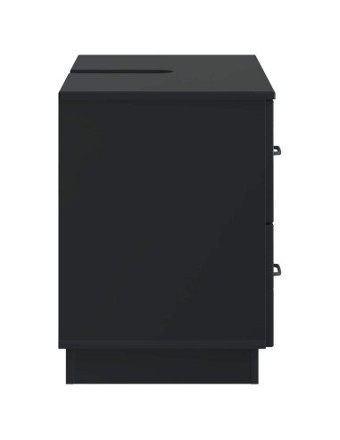 Armadio per Lavabo da Bagno HOORN Nero 82 x 41 x 56 cm