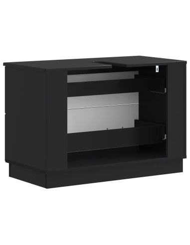 Armadio per Lavabo da Bagno HOORN Nero 82 x 41 x 56 cm