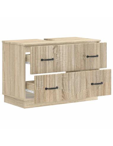 Armadio per Lavabo da Bagno HOORN Rovere Sonoma 82 x 41 x 56 cm