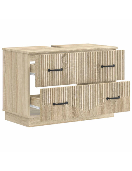 Armadio per Lavabo da Bagno HOORN Rovere Sonoma 82 x 41 x 56 cm