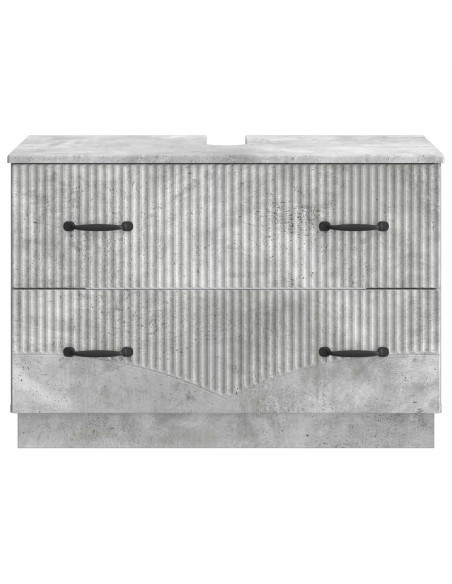 Armadio per Lavabo da Bagno HOORN Grigio Cemento