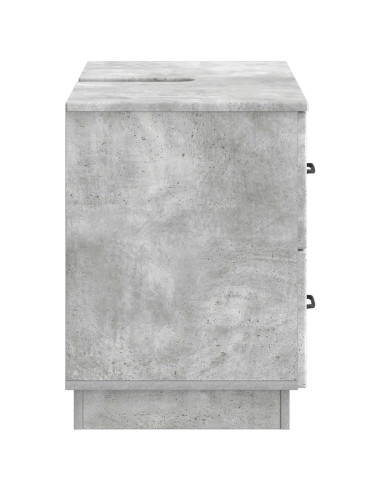 Armadio per Lavabo da Bagno HOORN Grigio Cemento