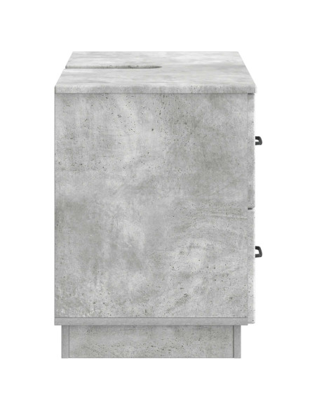Armadio per Lavabo da Bagno HOORN Grigio Cemento