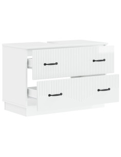 Armadio per Lavabo da Bagno HOORN Bianco Lucido 82 x 41 x 56 cm 2