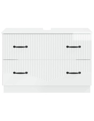 Armadio per Lavabo da Bagno HOORN Bianco Lucido 82 x 41 x 56 cm