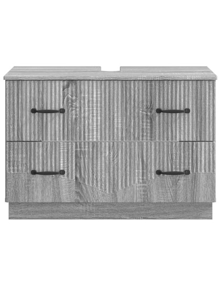 Armadio per Lavabo da Bagno HOORN Sonoma grigio 82 x 41 x 56 cm