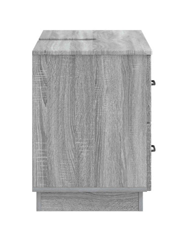 Armadio per Lavabo da Bagno HOORN Sonoma grigio 82 x 41 x 56 cm