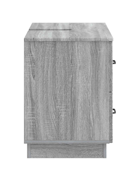 Armadio per Lavabo da Bagno HOORN Sonoma grigio 82 x 41 x 56 cm