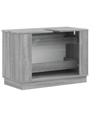 Armadio per Lavabo da Bagno HOORN Sonoma grigio 82 x 41 x 56 cm