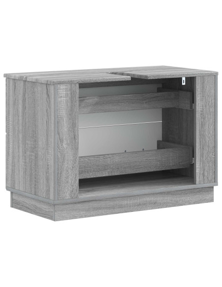 Armadio per Lavabo da Bagno HOORN Sonoma grigio 82 x 41 x 56 cm