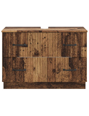 Armadio per Lavabo da Bagno HOORN Legno antico 82 x 41 x 56 cm