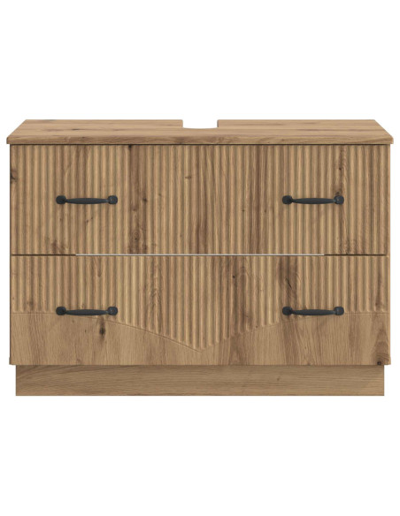 Armadio per Lavabo da Bagno HOORN Rovere Artigianale