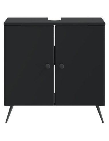 Armadio per Lavabo da Bagno BREDA Nero 59,5 x 31,5 x 59 cm