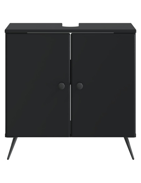 Armadio per Lavabo da Bagno BREDA Nero 59,5 x 31,5 x 59 cm