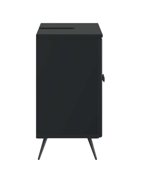 Armadio per Lavabo da Bagno BREDA Nero 59,5 x 31,5 x 59 cm