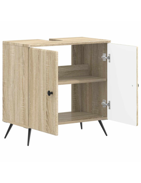 Armadio per Lavabo da Bagno BREDA Rovere Sonoma