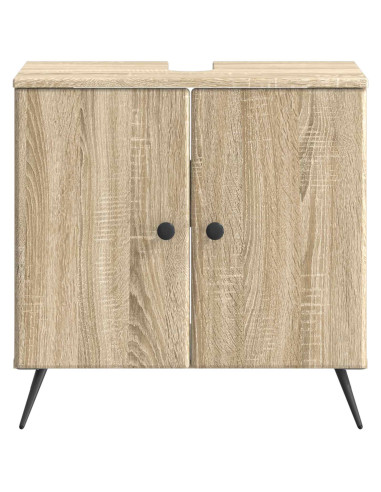 Armadio per Lavabo da Bagno BREDA Rovere Sonoma