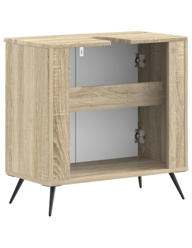 Armadio per Lavabo da Bagno BREDA Rovere Sonoma