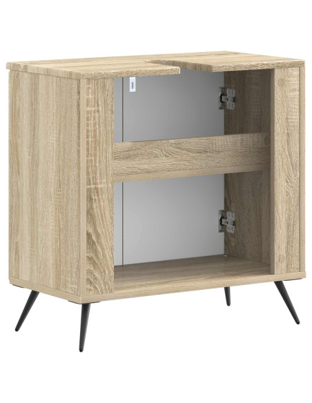 Armadio per Lavabo da Bagno BREDA Rovere Sonoma