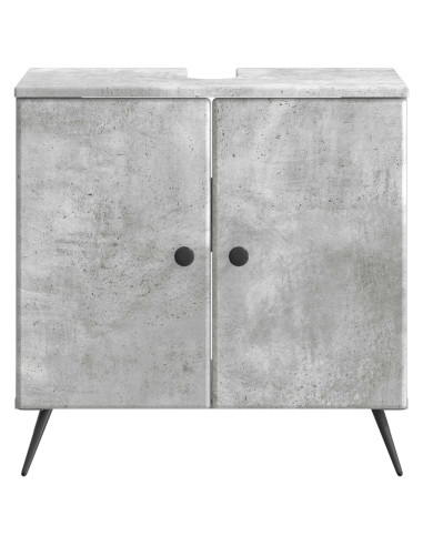 Armadio per Lavabo da Bagno BREDA Grigio Cemento