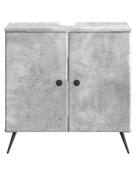 Armadio per Lavabo da Bagno BREDA Grigio Cemento