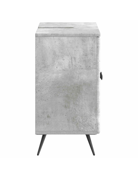 Armadio per Lavabo da Bagno BREDA Grigio Cemento