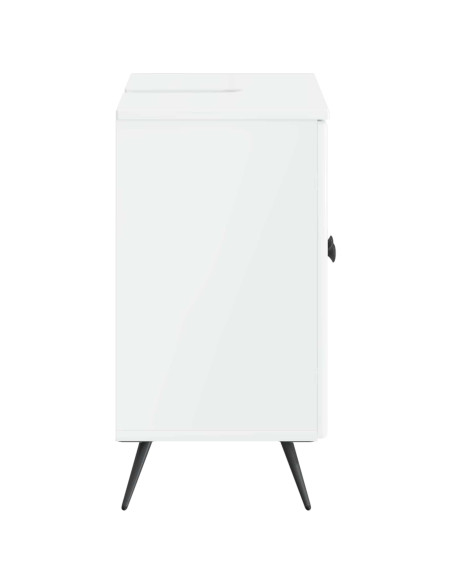 Armadio per Lavabo da Bagno BREDA Bianco Lucido
