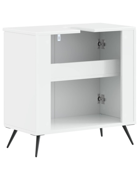 Armadio per Lavabo da Bagno BREDA Bianco Lucido