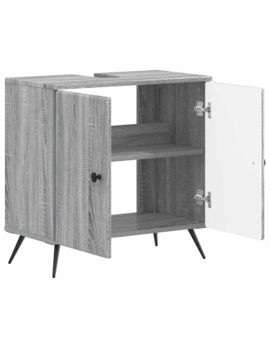 Armadio per Lavabo da Bagno BREDA Sonoma grigio