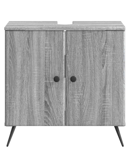 Armadio per Lavabo da Bagno BREDA Sonoma grigio