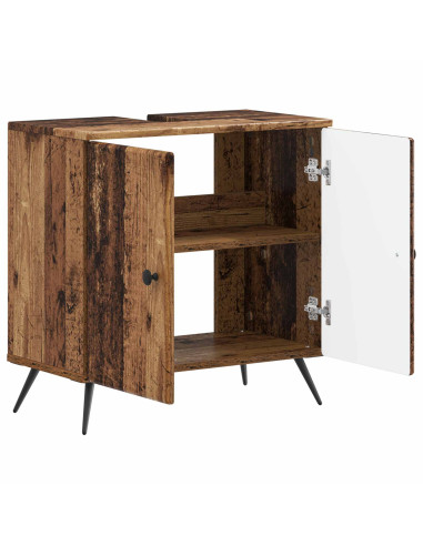 Armadio per Lavabo da Bagno BREDA Legno antico