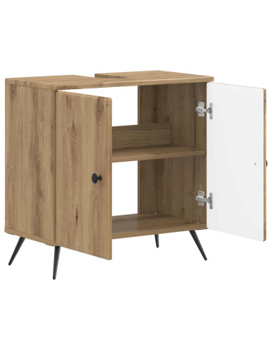Armadio per Lavabo da Bagno BREDA Rovere Artigianale