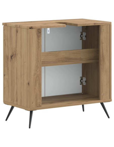 Armadio per Lavabo da Bagno BREDA Rovere Artigianale