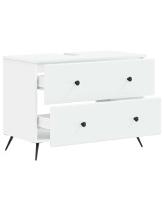 Armadio per Lavabo da Bagno BREDA Bianco 82 x 41 x 59 cm 2