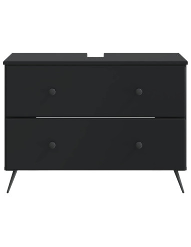 Armadio per Lavabo da Bagno BREDA Nero 82 x 41 x 59 cm