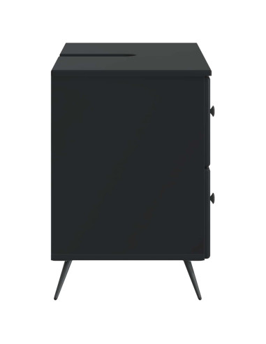 Armadio per Lavabo da Bagno BREDA Nero 82 x 41 x 59 cm