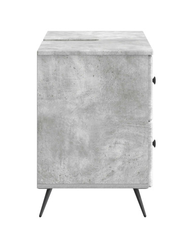 Armadio per Lavabo da Bagno BREDA Grigio Cemento