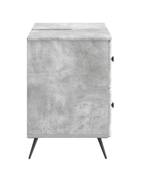 Armadio per Lavabo da Bagno BREDA Grigio Cemento