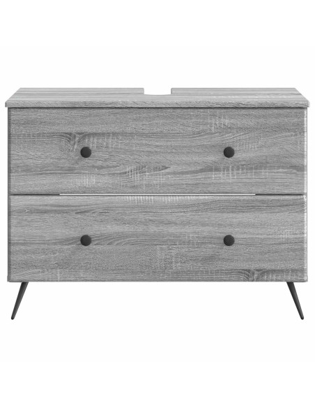 Armadio per Lavabo da Bagno BREDA Sonoma grigio 82 x 41 x 59 cm