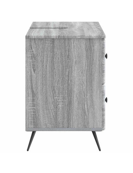 Armadio per Lavabo da Bagno BREDA Sonoma grigio 82 x 41 x 59 cm