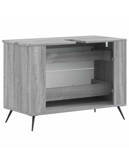 Armadio per Lavabo da Bagno BREDA Sonoma grigio 82 x 41 x 59 cm