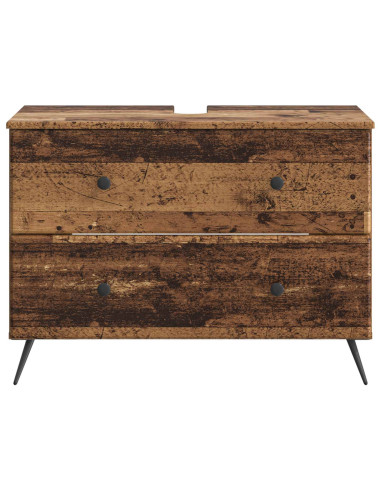 Armadio per Lavabo da Bagno BREDA Legno antico 82 x 41 x 59 cm