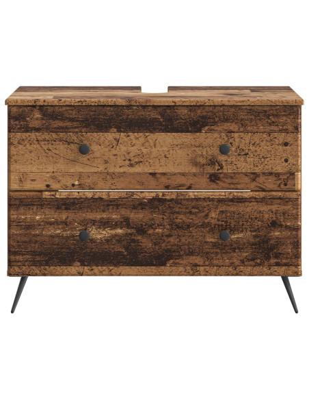 Armadio per Lavabo da Bagno BREDA Legno antico 82 x 41 x 59 cm