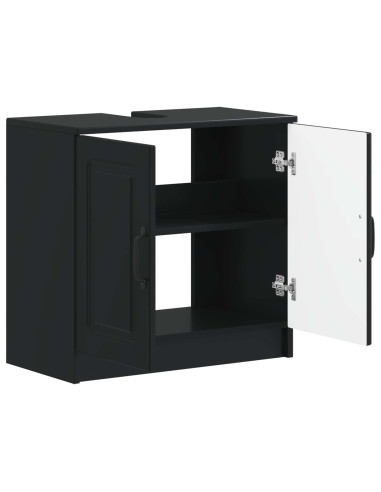 Armadio per Lavabo da Bagno UTRECHT Nero 59,5 x 31,5 x 59 cm