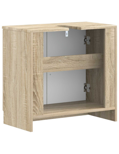 Armadio per Lavabo da Bagno UTRECHT Rovere Sonoma