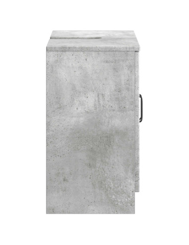 Armadio per Lavabo da Bagno UTRECHT Grigio Cemento
