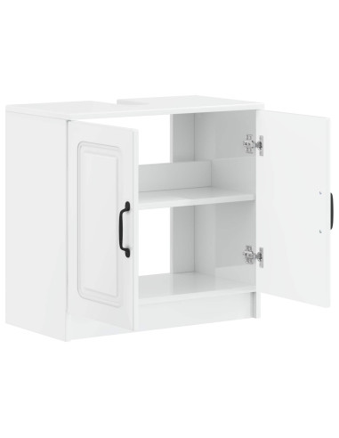Armadio per Lavabo da Bagno UTRECHT Bianco Lucido