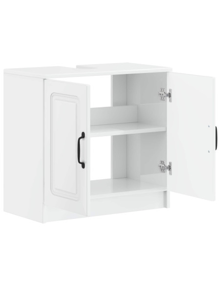 Armadio per Lavabo da Bagno UTRECHT Bianco Lucido