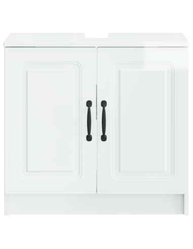 Armadio per Lavabo da Bagno UTRECHT Bianco Lucido